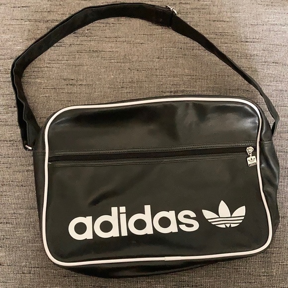 Adidas Tresfoil Spellout Logo Messenger Bag